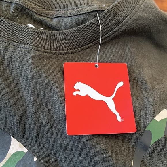 NWT Puma Forest Camo Cat Tee Size XL - Picture 11 of 11